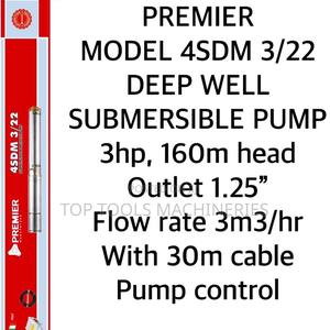 Premier 3hp 160m Head Submersible Pump With Control Box - main view