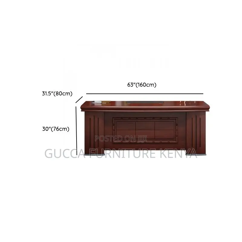 Office Tables:1800mm Elegant Mahogany Directors Table