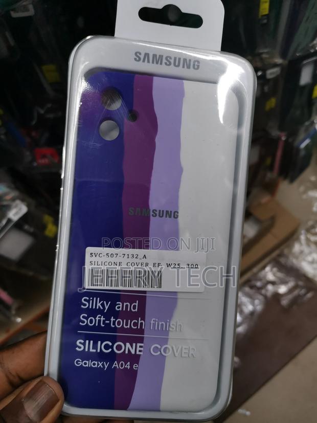 Rainbow Pattern Samsung Galaxy A04e Mobile Phone Back Cover - main view