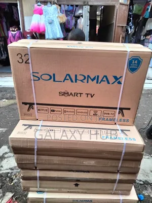 Solar Max 32inches Flameless Smart Tv