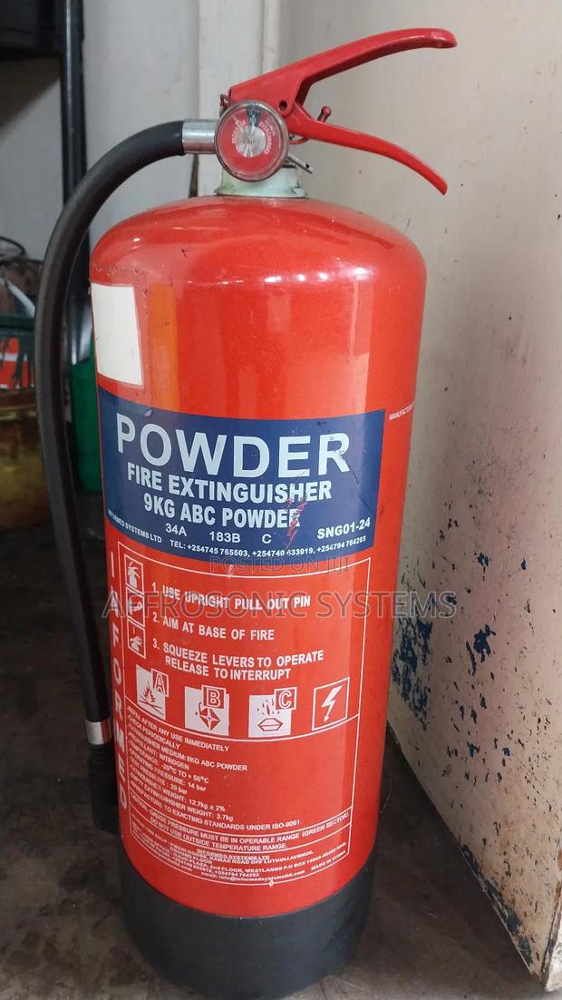 9kgs Powder Fire Extinguisher - main view