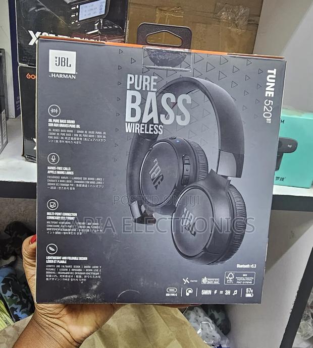 JBL Tune 520bt Headphones ,Black - thumbnail 2