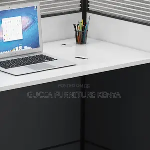 Workstation:2-Seater Reclaimed Wood Chalk Office Workstation