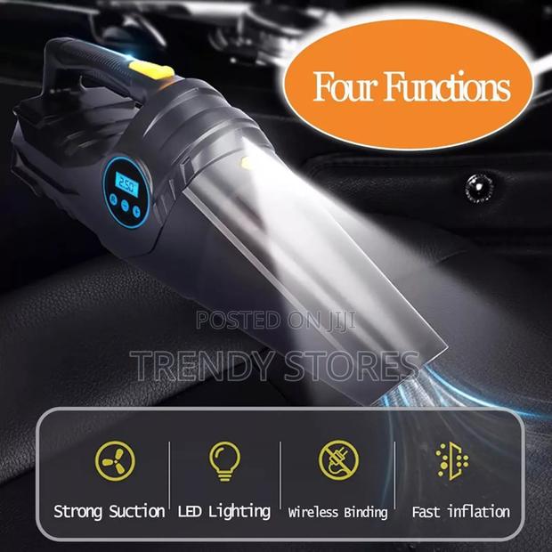 Portable Car Tyre Inflator and Vacuum Cleaner - main view