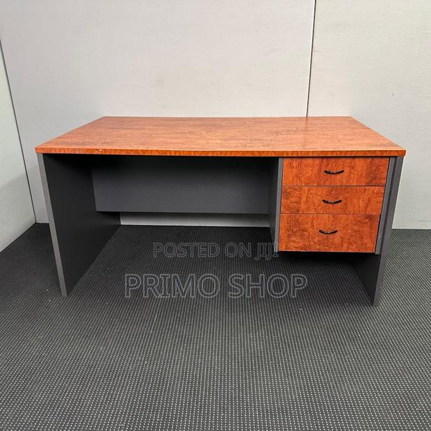 Computer Desk; 120cm X 60cm Home Office Table With Drawers - main view