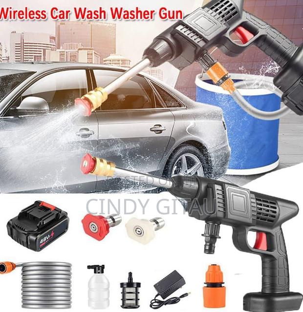 Wireless Car Wash Spray Gun Machine With Portable Lithium Ba