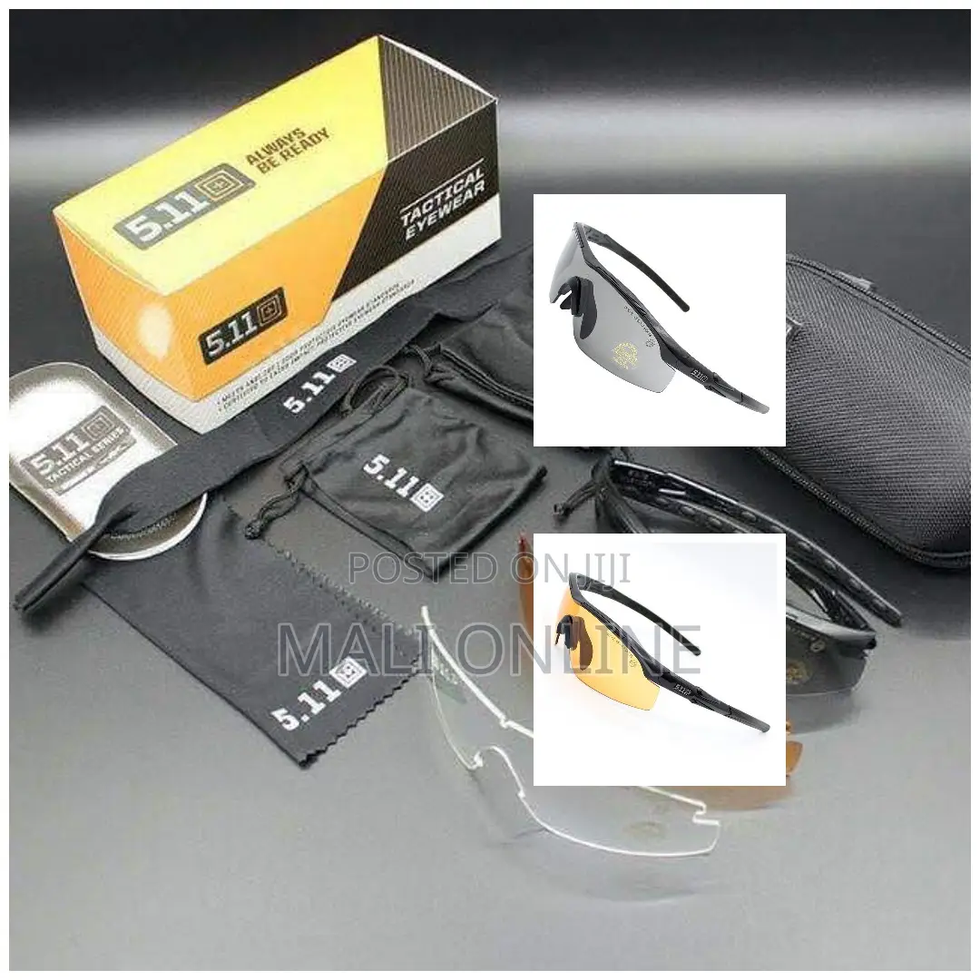 Sunglasses With 3 Interchangeable Lenses