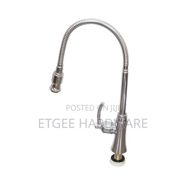 Long Flex Neck-Kitchen Pillar Tap - main view