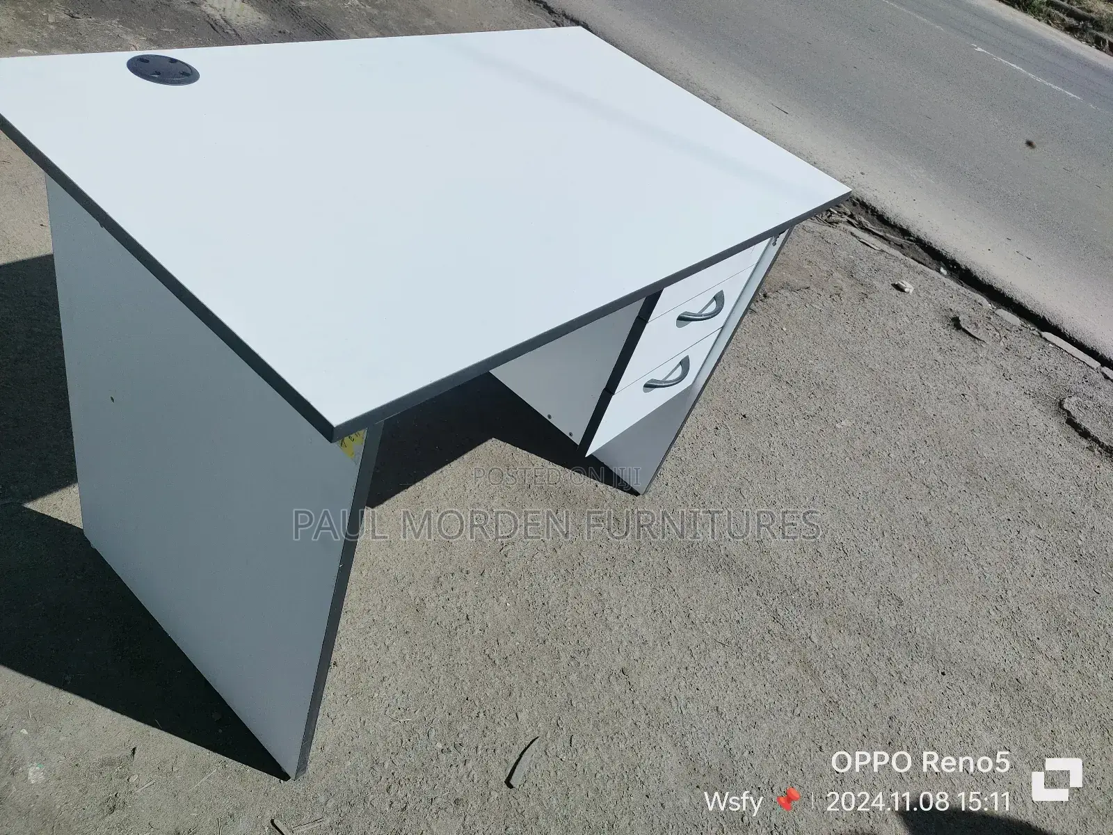 White Computer Table