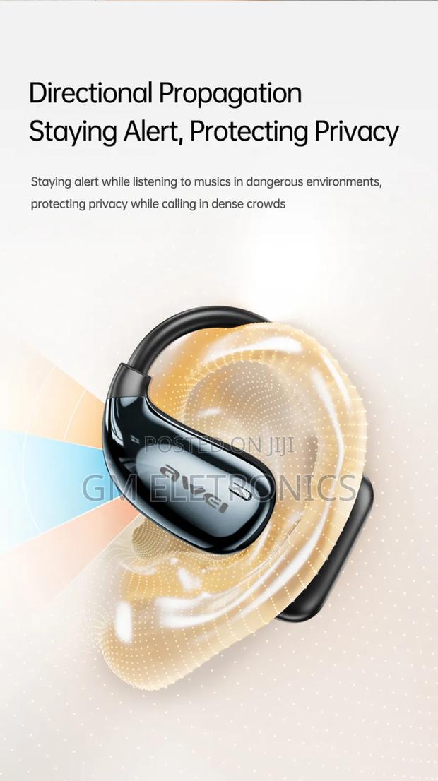 Awei Ows T98 Ear-Hook Bt Earphone Ipx6 Waterproof- Black. - thumbnail 2