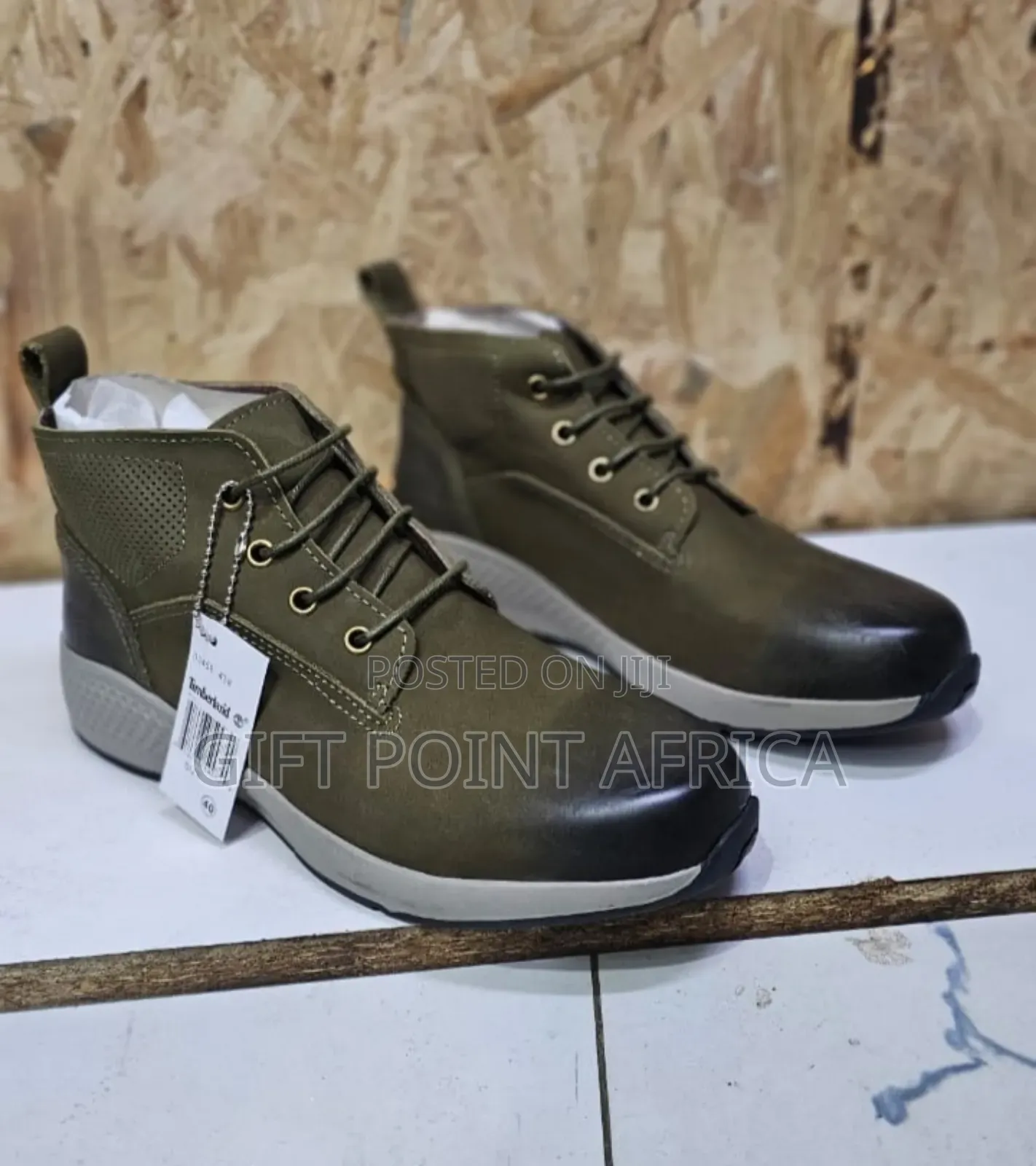 Jungle Green Timberland Boots for Men