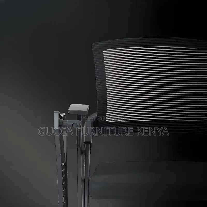 Office Chairs: Midnight Black Foldable Office Training Chair