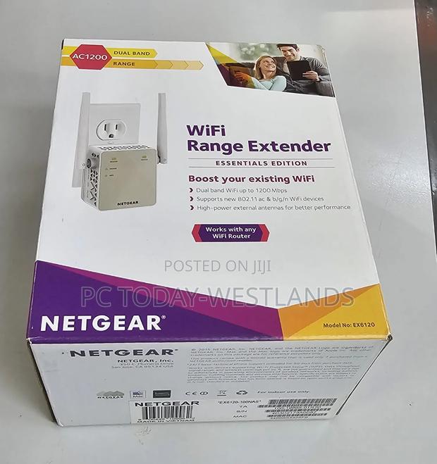 Netgear Wi-Fi Range Extender Ex6120 - Up to 1500 Sq Ft - thumbnail 4