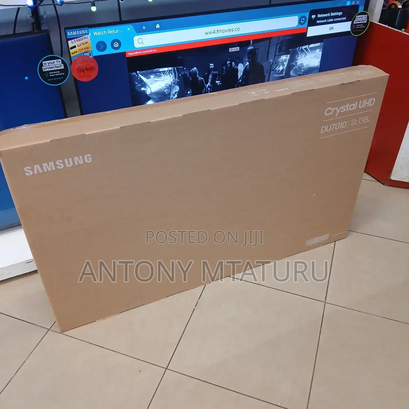 Samsung 55 Inch Du7010 Crystal Uhd Smart Tv