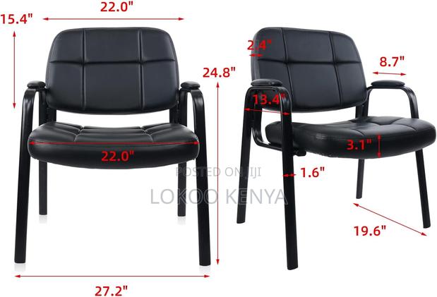 Office Chair: Polyester Mild Medium Back Visitor Chair - thumbnail 2