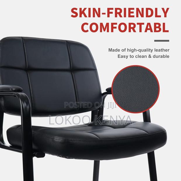 Office Chair: Polyester Mild Medium Back Visitor Chair - thumbnail 3