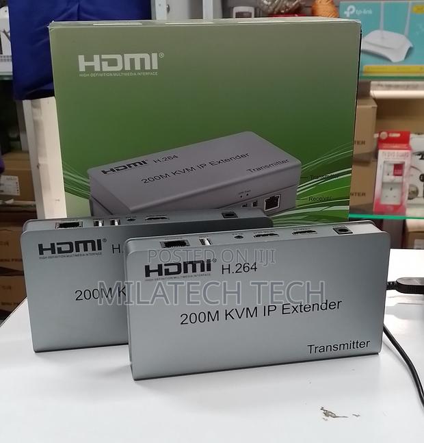 HDMI KVM Extender Over Network Cable 200M LAN Cable IP - thumbnail 2