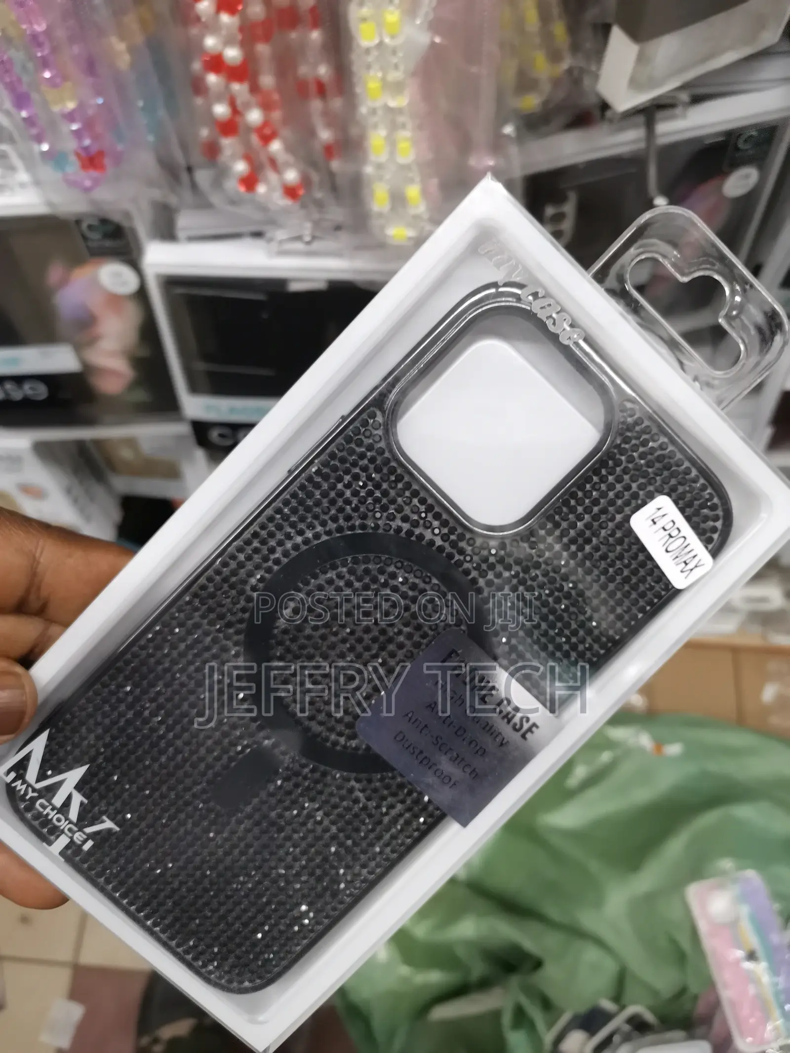 Glitter Case for iPhone 14 Pro Max Case With Magsafe-Black