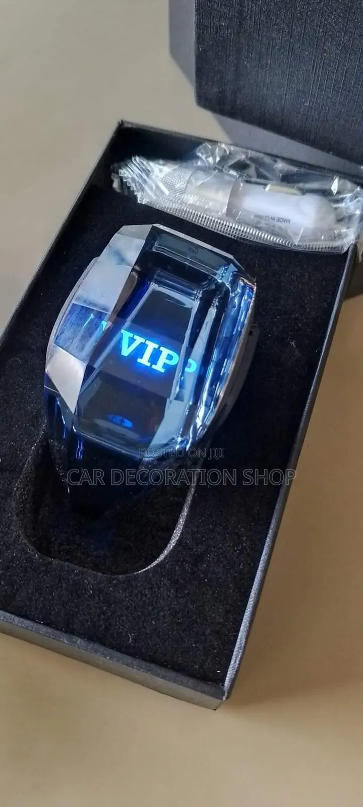 Colourless Led Glass VIP Labelled Gear Knob