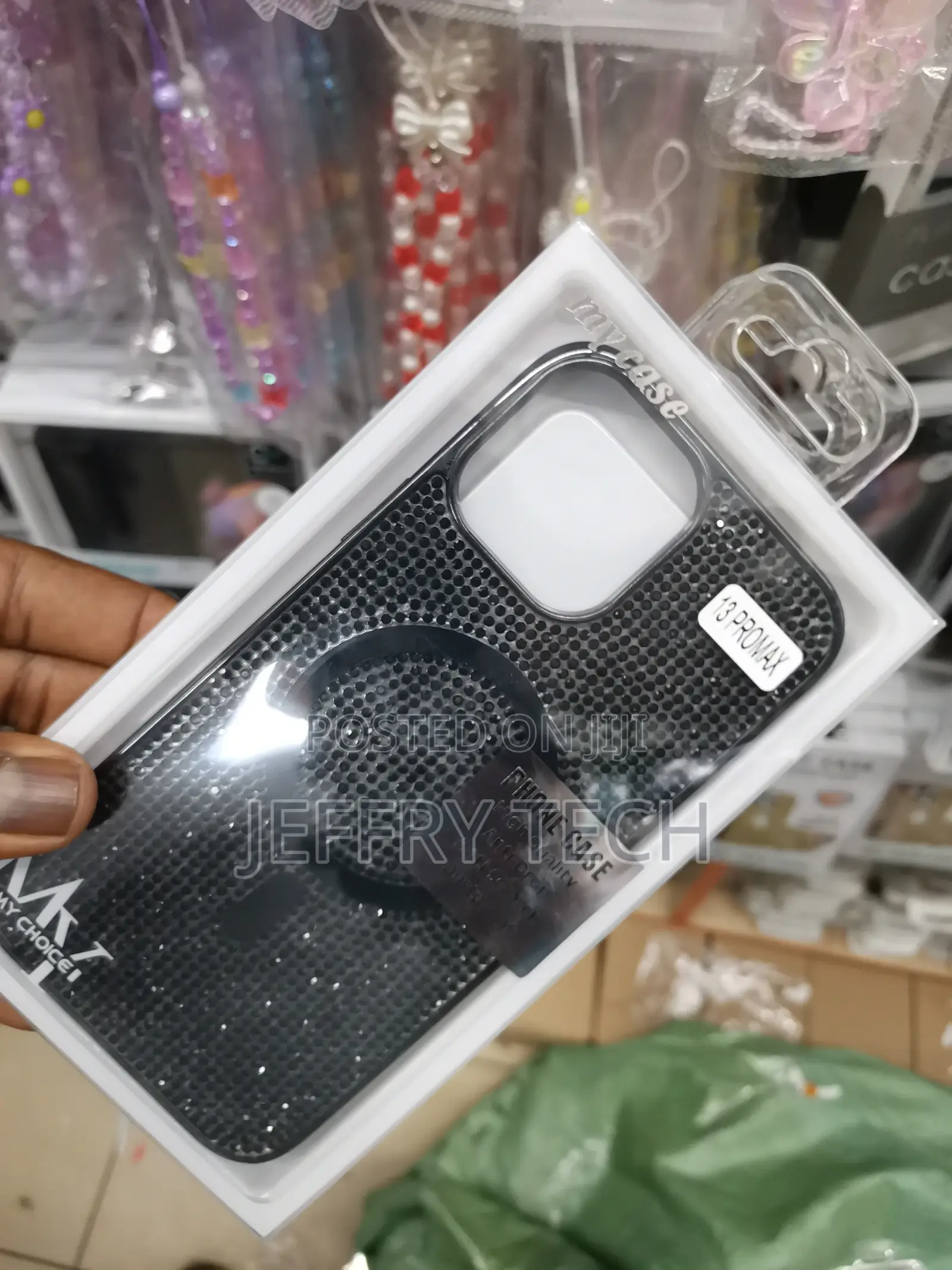 Cute Glitter for iPhone 13 Pro Max Case With Magsafe-Back