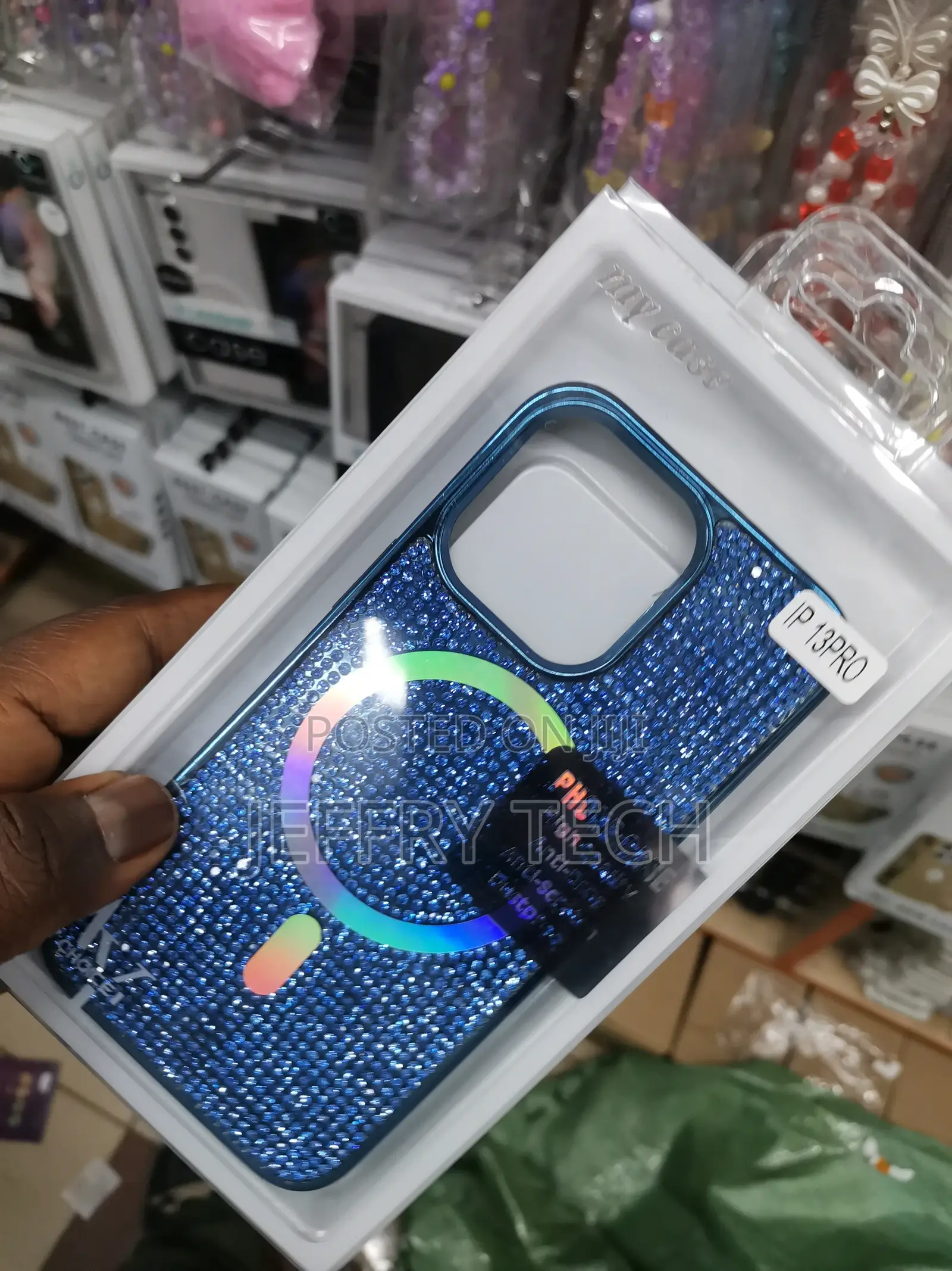 iPhone 13 Pro Phone Case Compatible With Magsafe-Blue