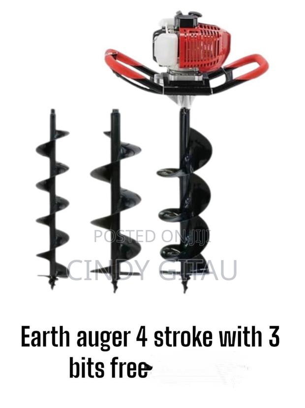 Earth Auger 4 Strokes With 3 Bits Free