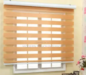 Beige Sheer Roller Window Blinds