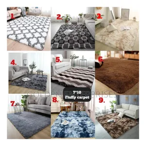Fluffy Patched Carpets 7*10
