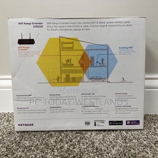NETGEAR EX6200 Dual Band Wi-Fi Range Extender - thumbnail 4