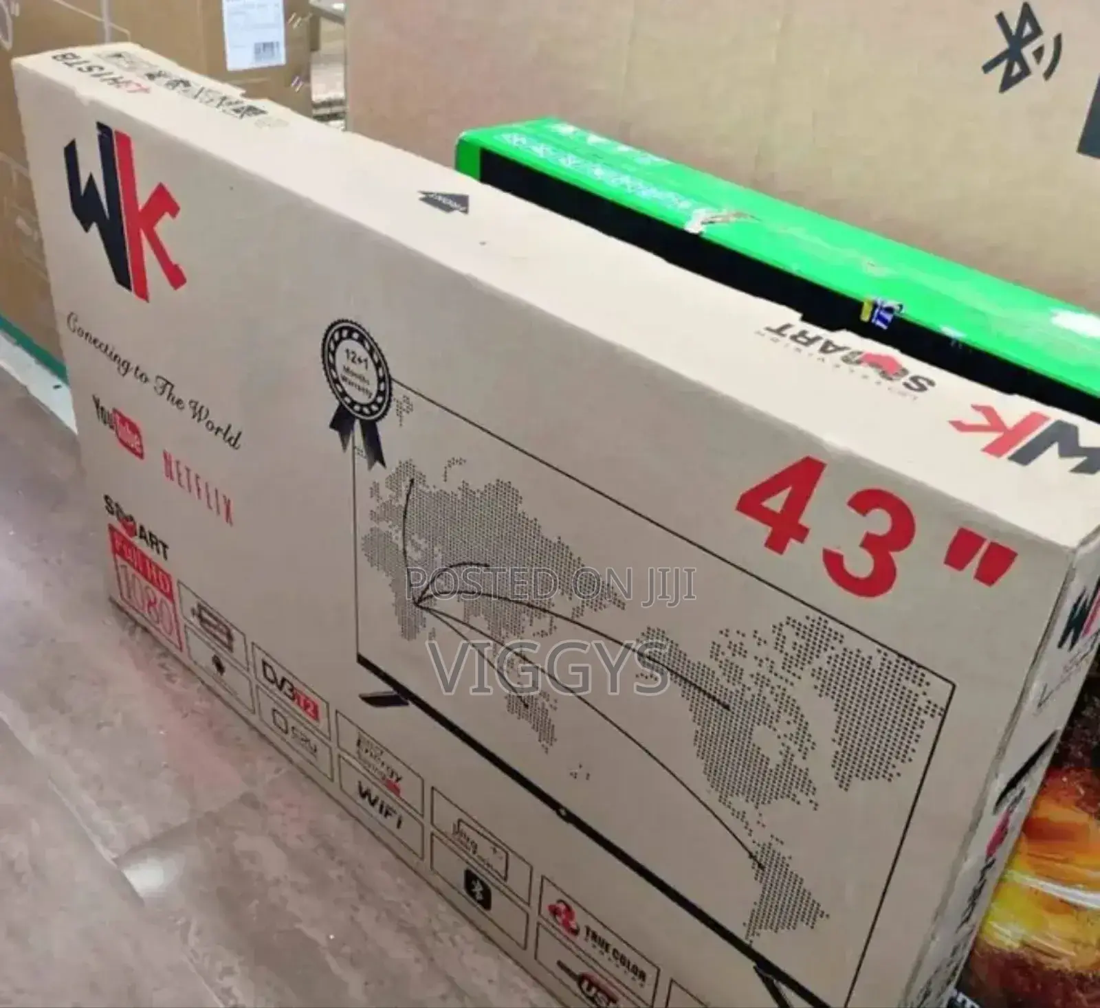 Good Working WK 43 Inch #Smart TV T-6567