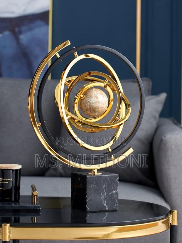 Statue Luxury Office Desktop Globe - thumbnail 3