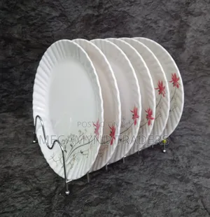 Melamine Plates/6pc Melamine Dinner Plates Flowered