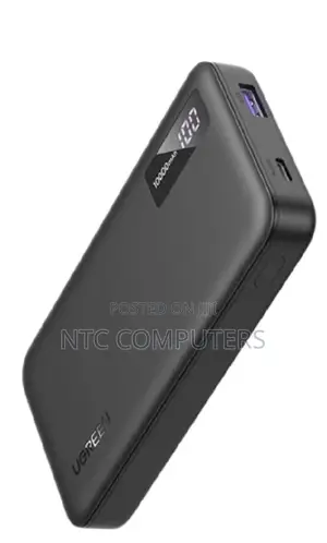 UGREEN 10000mah 20W Two-Way Fast Charging Power Bank - Black