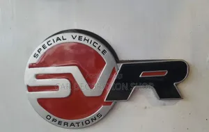 Red Black Special Vehicle Operation Badge