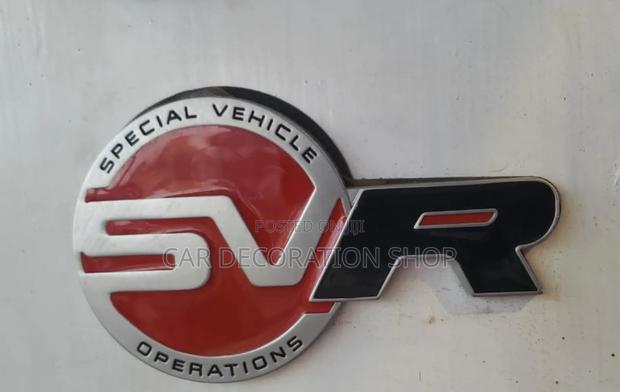 Red Black Special Vehicle Operation Badge