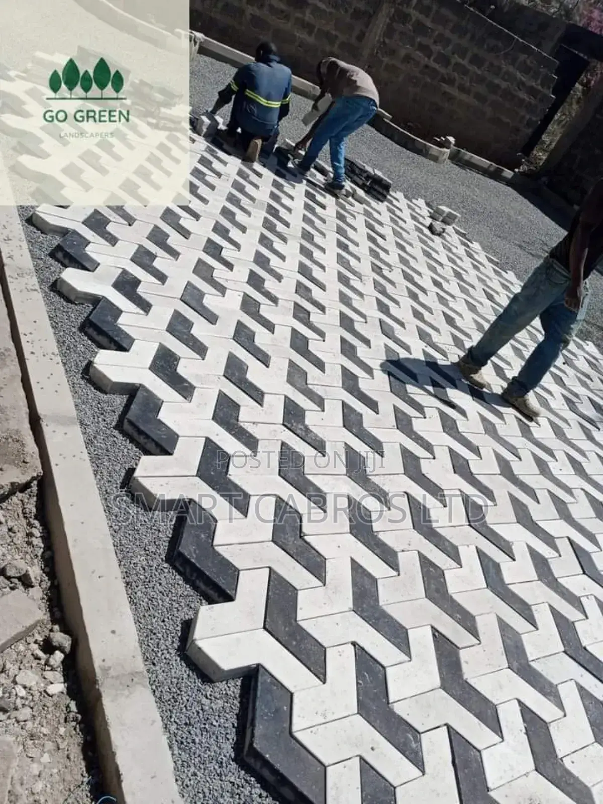 Coloured Cabros and Installation Both Supply and Fix