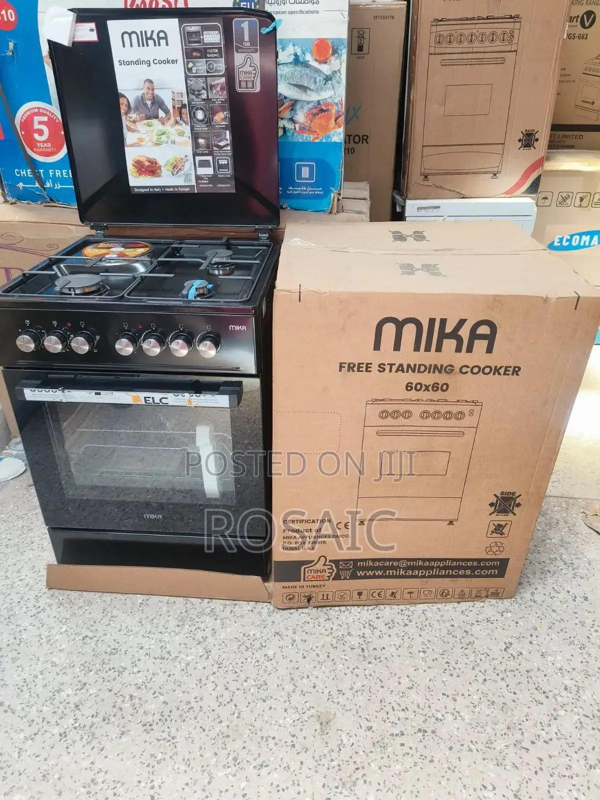60*60 Mika 3+1 Free Standing Cooker