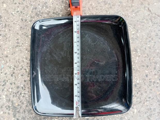 Melamine Dinner Plates/12pc Melamine Plate/12pc Black Plates - thumbnail 4