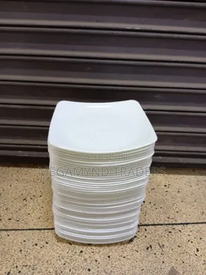 6pc Melamine Plates/White Plates