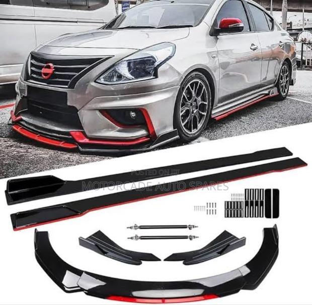 Universal Bumper Body Kit (Black -Red)