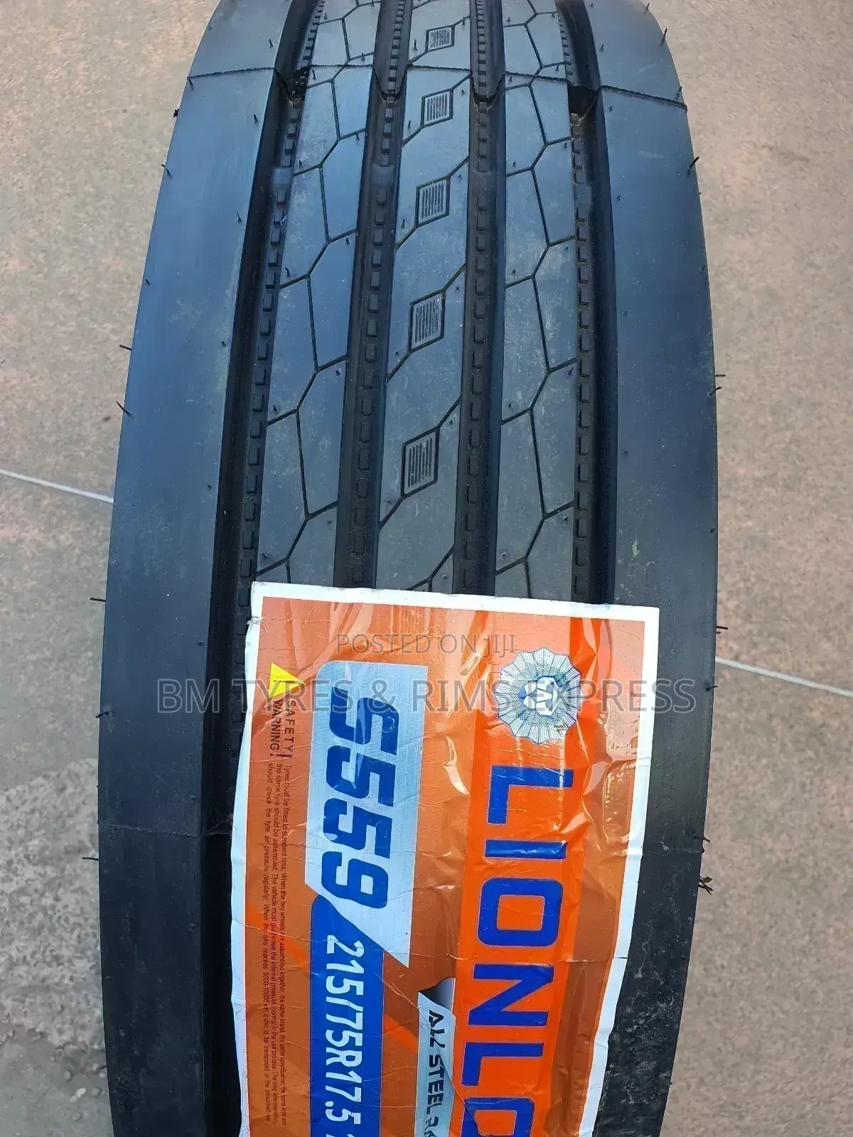 215 /75 R17. 5 LIONLORD TYRES (Commercial)