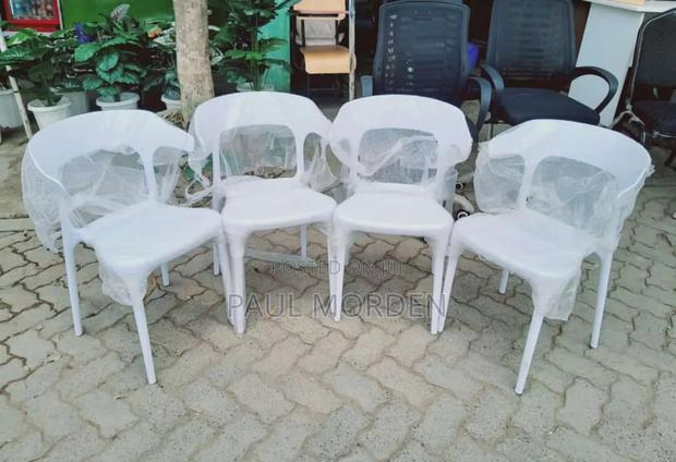 White Plastic Dining Chairs