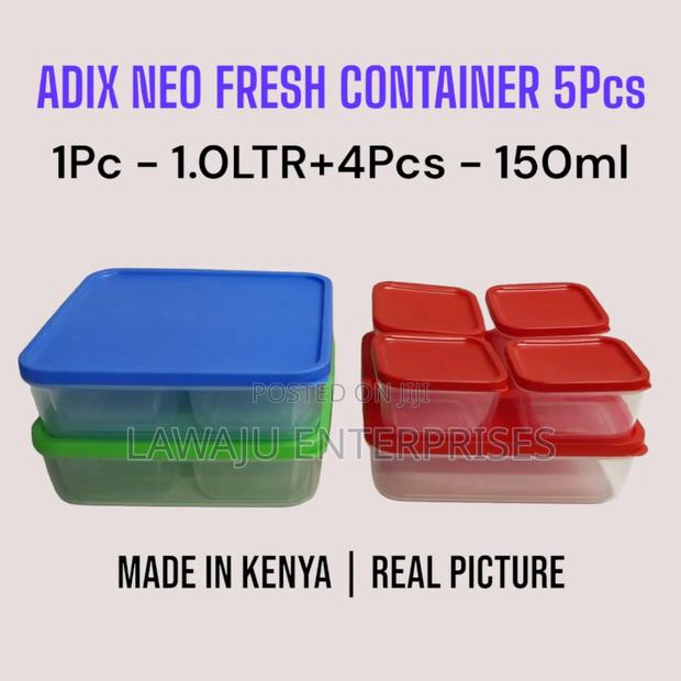 5 PCS Adix Neo Fresh Food Containers