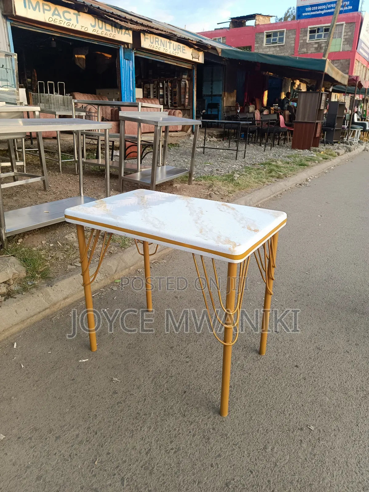 Dinning Table, Marble 2 Seater