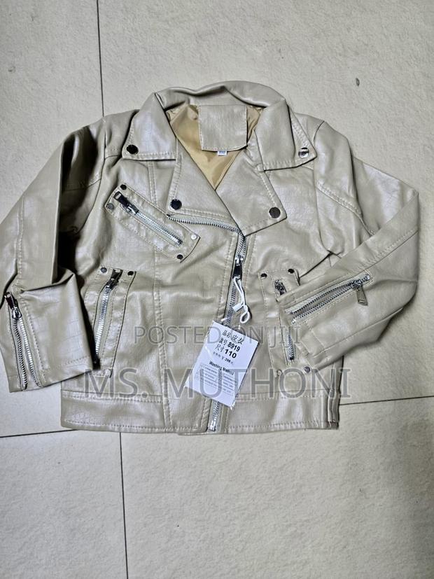 Baby 3-10years PU Leather Jackets, Spring Autumn Coats - thumbnail 6