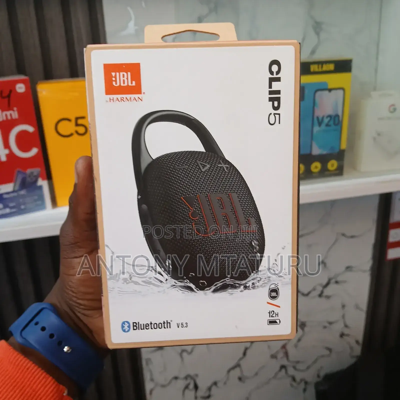JBL Clip 5 Ultra Portable Bluetooth Speaker