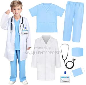 Blue Professional Children Doctor's Costume - thumbnail 2