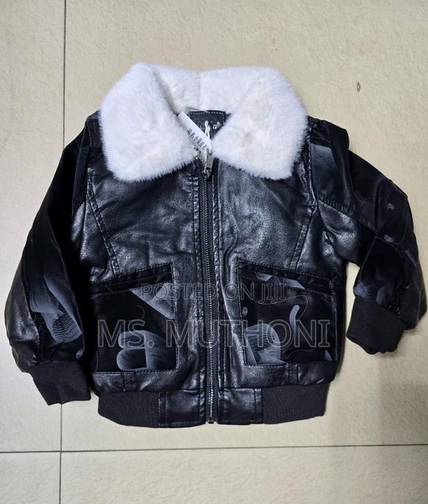 Children Jackets Pu Leather Jackets 1-4yrs - main view