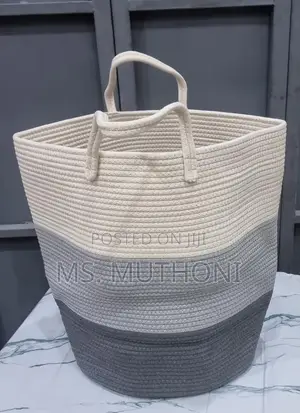 50 Litre Heavy Woven Rope Multipurpose Laundry Basket