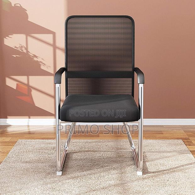 Office Chair: Ergonomic Arm Chair With Mesh Back - main view